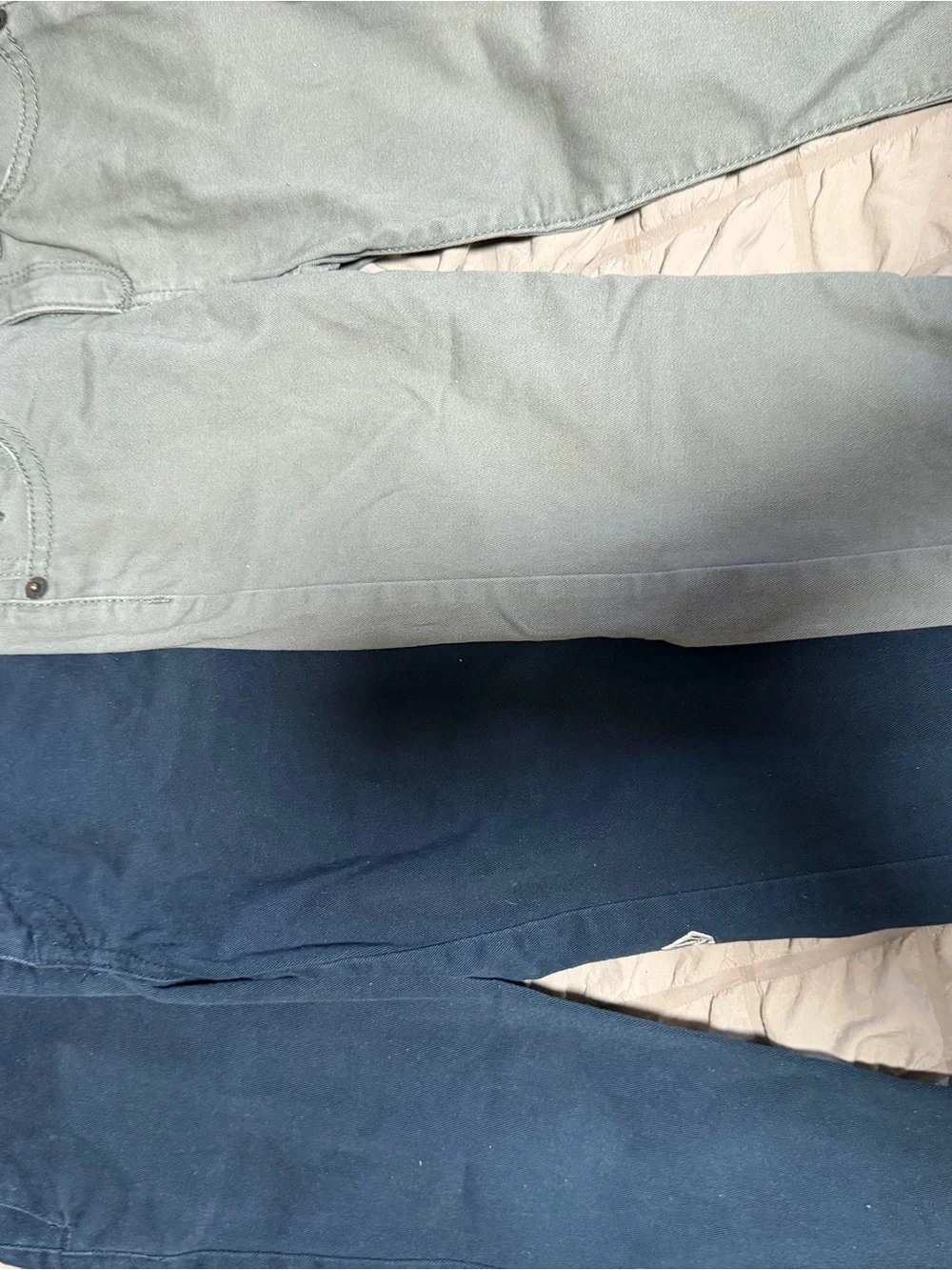 OshKosh B'gosh Orange Corduroy Pants with Navy Suspenders